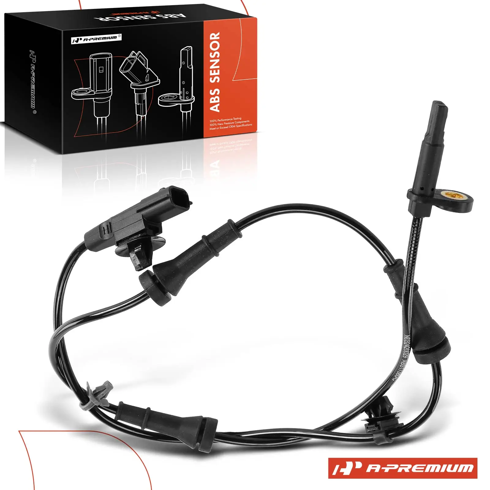 A-Premium Rear Driver or Passenger Side ABS Wheel Speed Sensor for Nissan Altima 2019-2020
