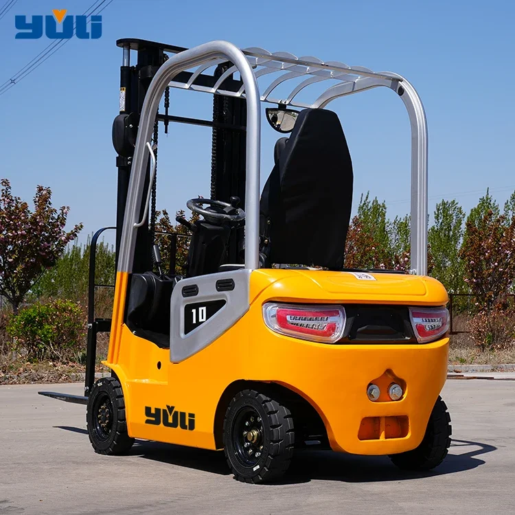 China Manufacture New 1 2 3 4 5 Ton Load Capacity 3 meters 2 stage mast CE Certified Electric Forklift for Sale