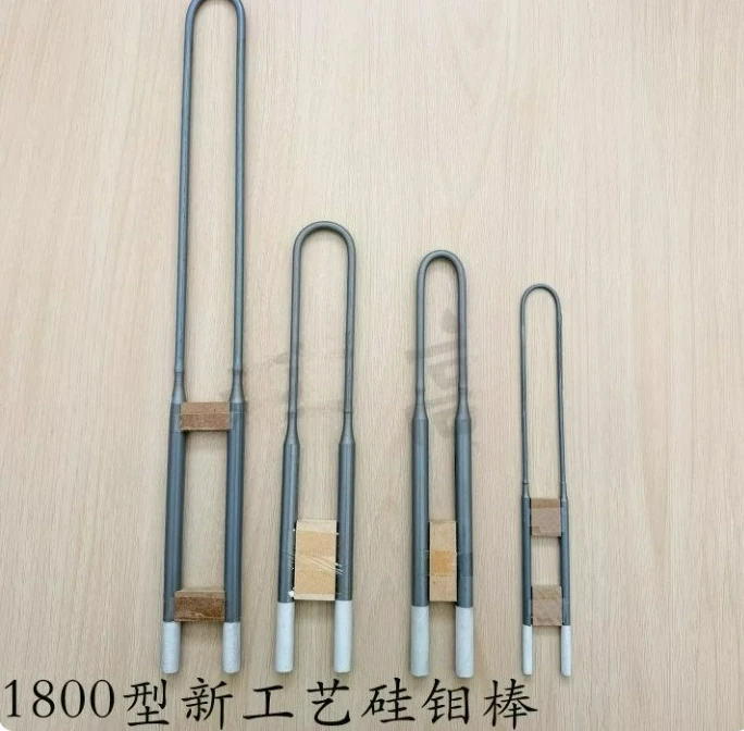 6/12/1800 Type MoSi2 Heating Element Rod for Muffle Furnace Chamber Furnace