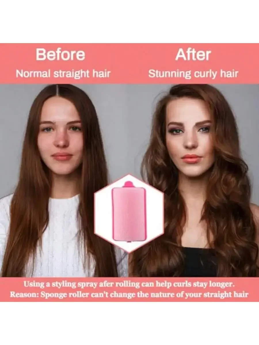 

24PCS 1.89 Inch Foam Hair Rollers Heatless Curler For Short Long Hair Sleep Soft Sponge Rollers
