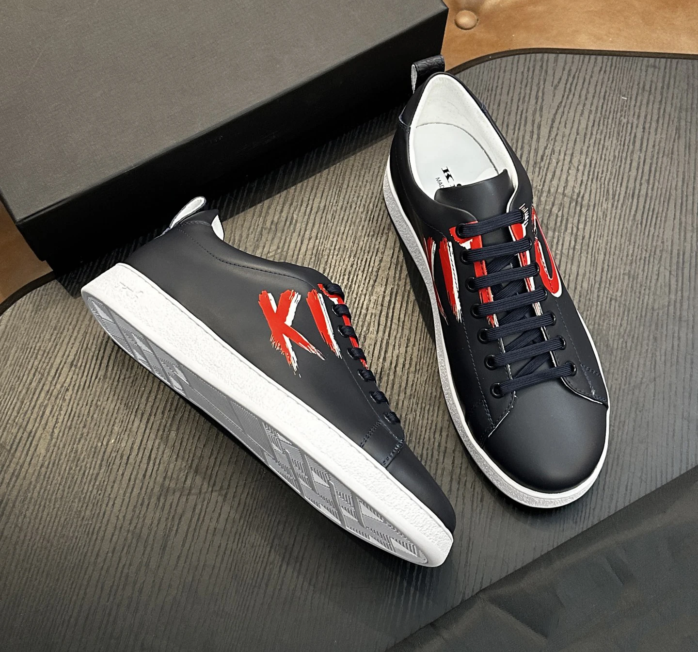 

OECHSLI Shoes Cowhide 2026 New genuine leather Printed lanyard casual high quality sports comfort Men European big size 38-47