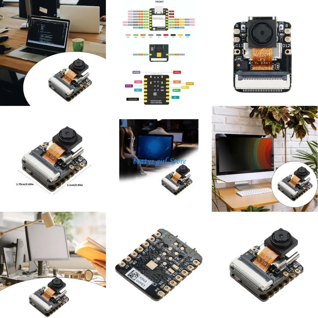

C7AB XIAO ESP32S3 Board With OV2640 Camera, Microphone,and Storage