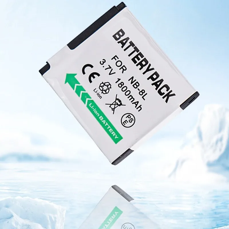 1800mAh NB-8L Battery for Canon Powershot A3100 IS A3300 IS PC1589 PC1474 PC1585 PC1475 A1590, High Capacity Replacement