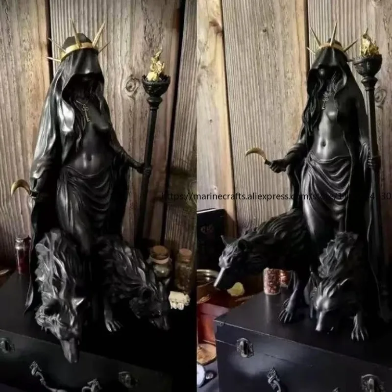 Figura transfronteriza de Halloween Hekate Niktipolos La bruja de la noche