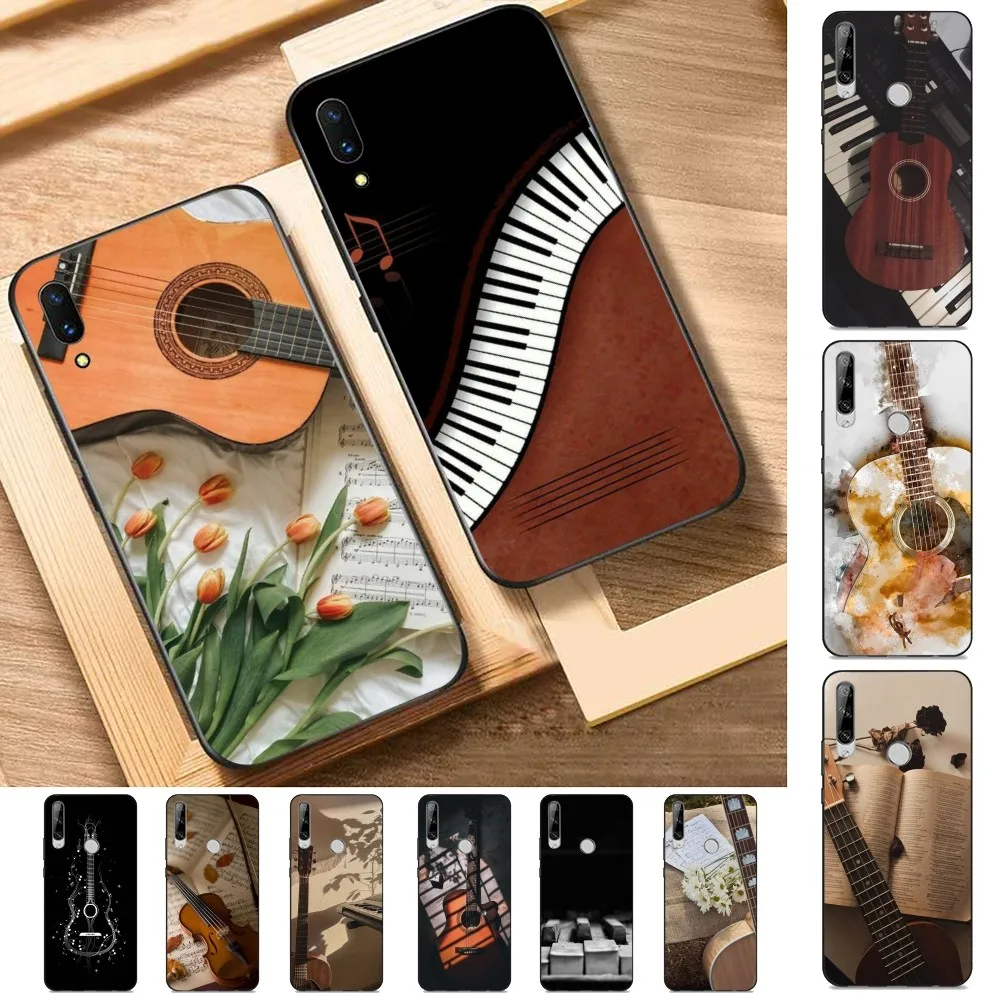 Music Instrument Guitar Piano Phone Case For Huawei Y9 6 7 5 Prime Enjoy 7s 7 8 plus 7a 9e 9plus 8E Lite Psmart Shell