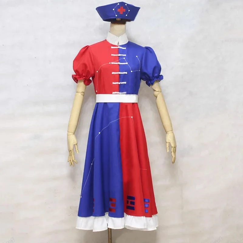 

Костюм Touhou Watatsuki no Toyohime для косплея Yagokoro Eirin на заказ, костюм 25