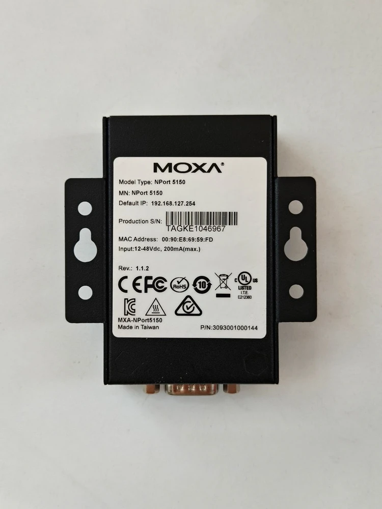 Neues Original MOXA NPort 5150 Seriellserver-Modul NPORT5150 RS232/422/485 Port