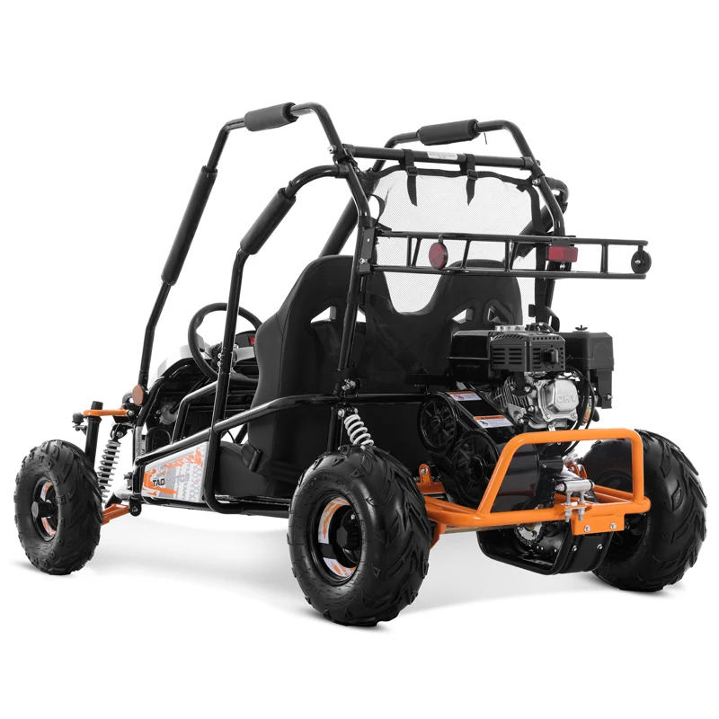 Tao Motor 2025 New Automatic Chain Drive Cuatrimoto Gokart Steel Frame Parts 200cc Off Road Go Kart