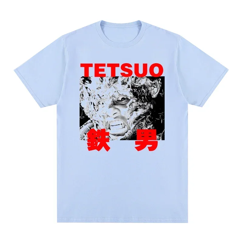 Tetsuo Shinya Tsukamoto เสื้อยืดผู้ชายผ้าฝ้ายลายภาพยนตร์ญี่ปุ่นเสื้อยืดใหม่สำหรับฤดูร้อน