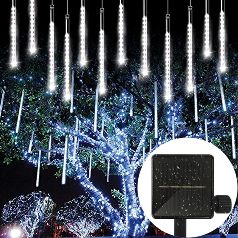 

Solar Led Light Outdoor Meteor Shower Rain Lights Waterproof Garden Decor Outdoor Street Garland New Year Christmas Decoration