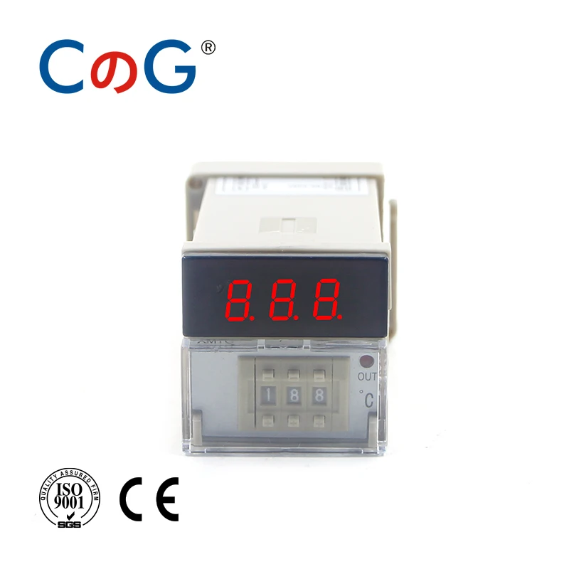 CG XMTG K J E PT100 Input 0-399 Degree AC 220V Relay Output Digital Display Dial Code Thermostat Temperature Controller