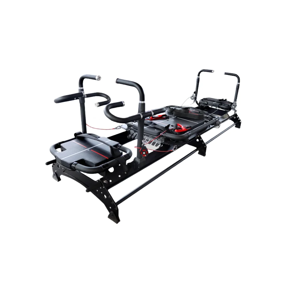 Hot Sales Commercial Black Aluminum Pilates Core Bed Reformers for Yoga Studio Fitness Equipment Pilates Set