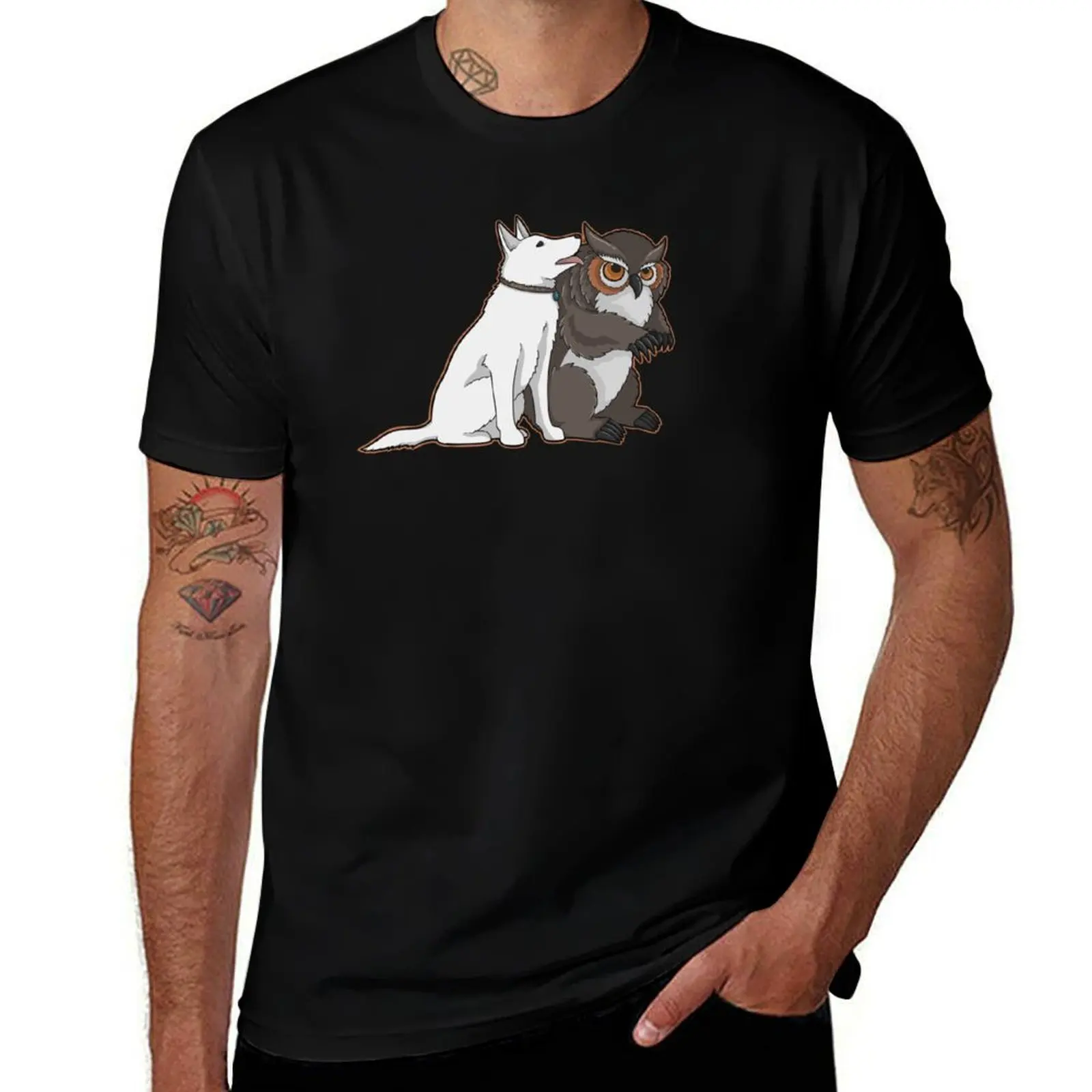 

Cute Scratch & Owlbear BG3 T-Shirt t shirt personalised g man t shirts for men t shirts for man pack white T-Shirt