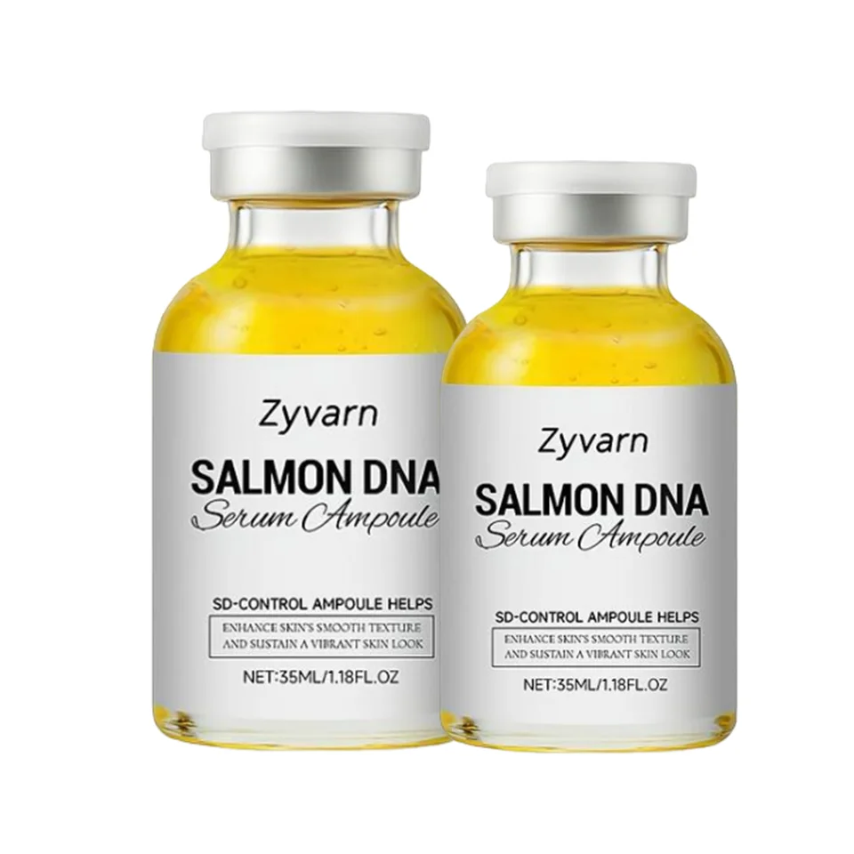 

Salmon Dna Moisturizing Face Serum Ampoule Essence, Pdrn Daily Skincare Deep Moisturizing Radiant Facial Skin Soothing