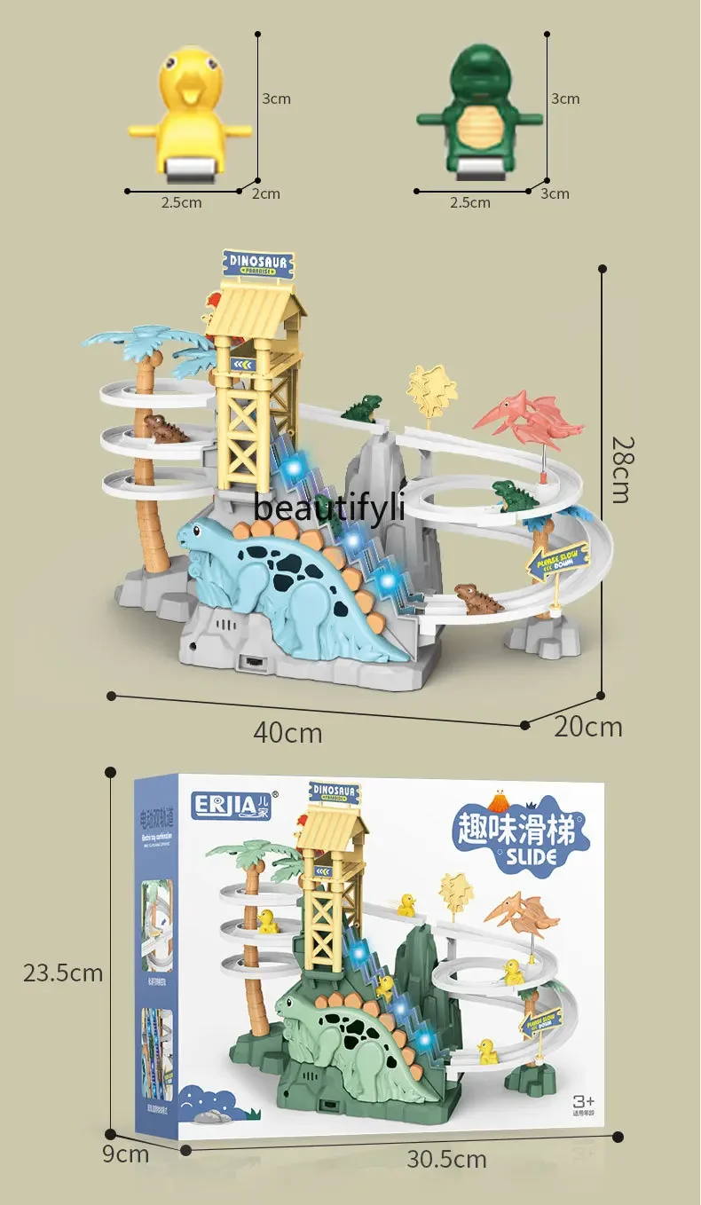 Brinquedos de escalada de escada nova música educacional bebê menino pista elétrica presentes das crianças