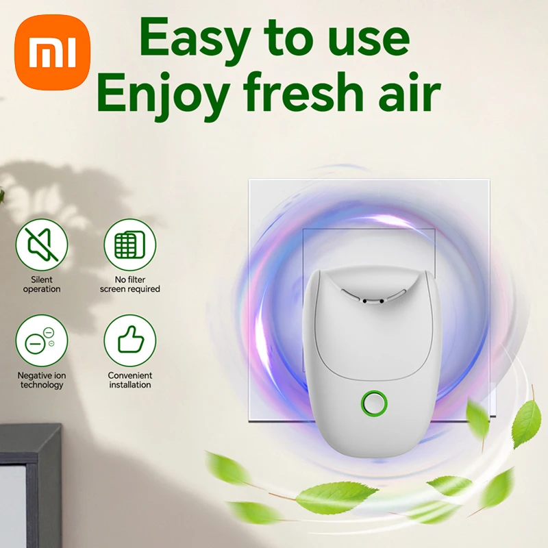 Xiaomi المدمجة USB التوصيل اللعب الأيونات السالبة لتنقية الهواء ذكي يزيل الروائح الدخان والفورمالديهايد ينقية للغرفة