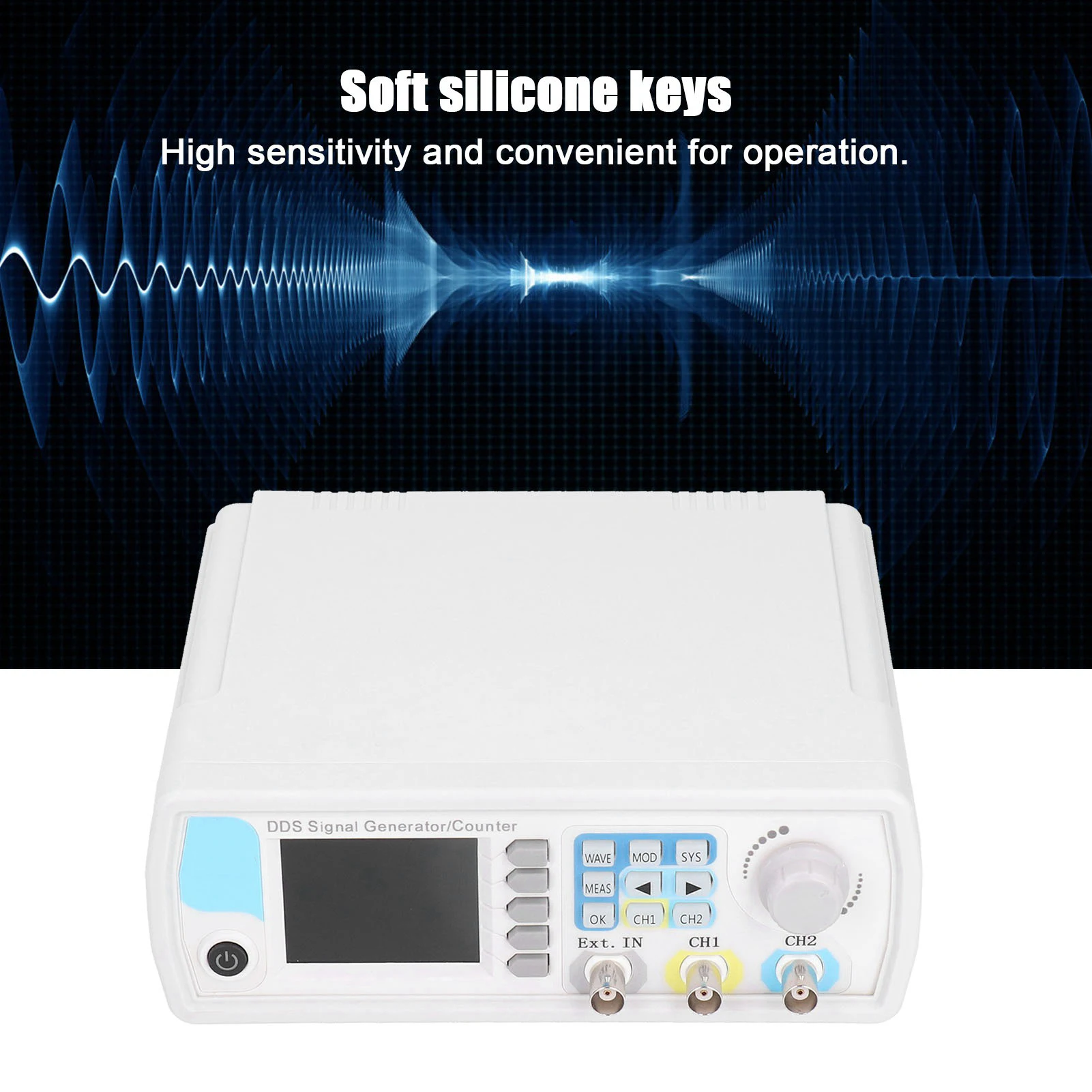 Frequency Counter DDS Signal Generator JDS6600-50M Dual Channel Arbitrary Waveform Signal Generator Pulse Signal Frequency Meter