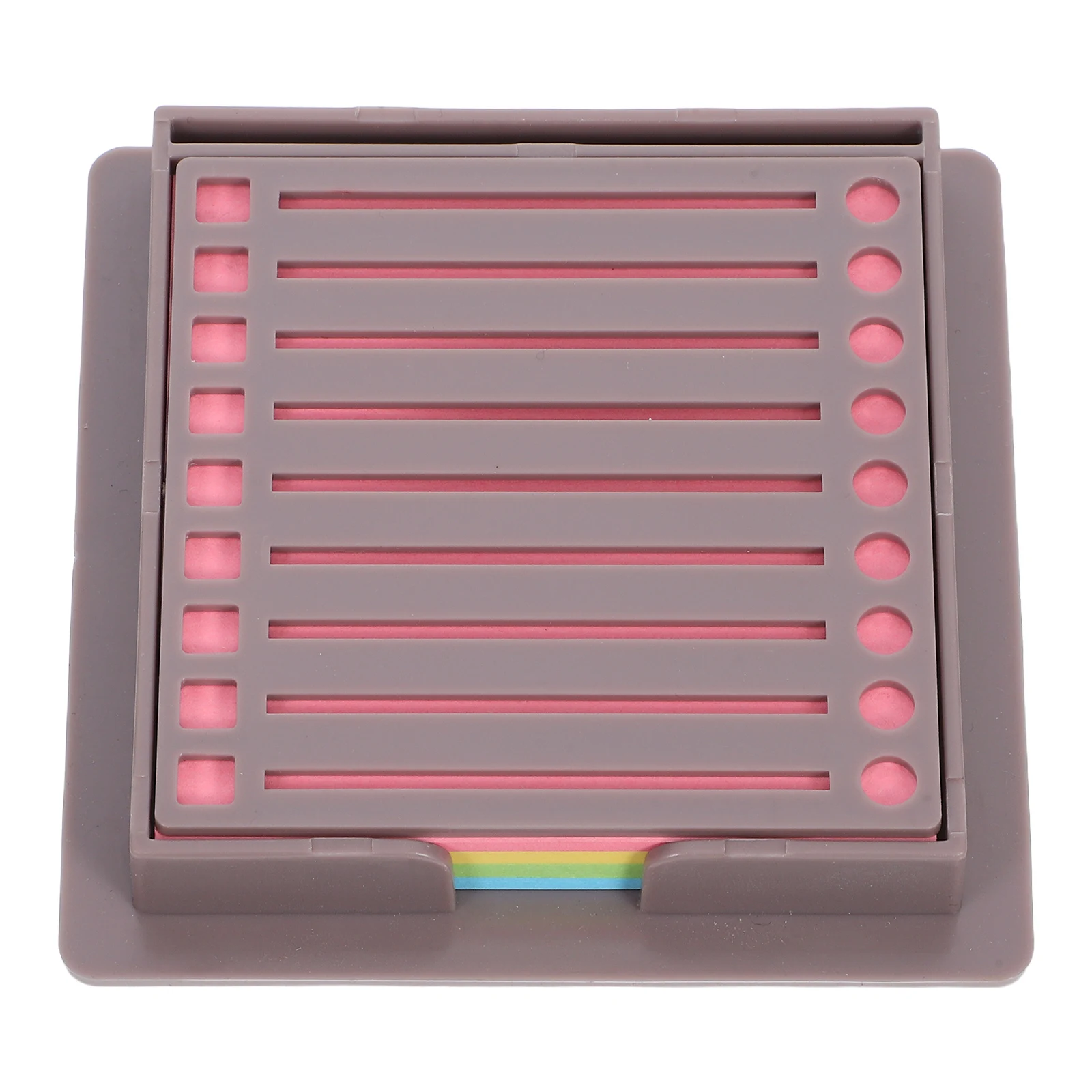 

Note Storage Box Pad Holders for Desk Grocery List Notepad Sticky Adhesive Notepads Desktop Plastic Office