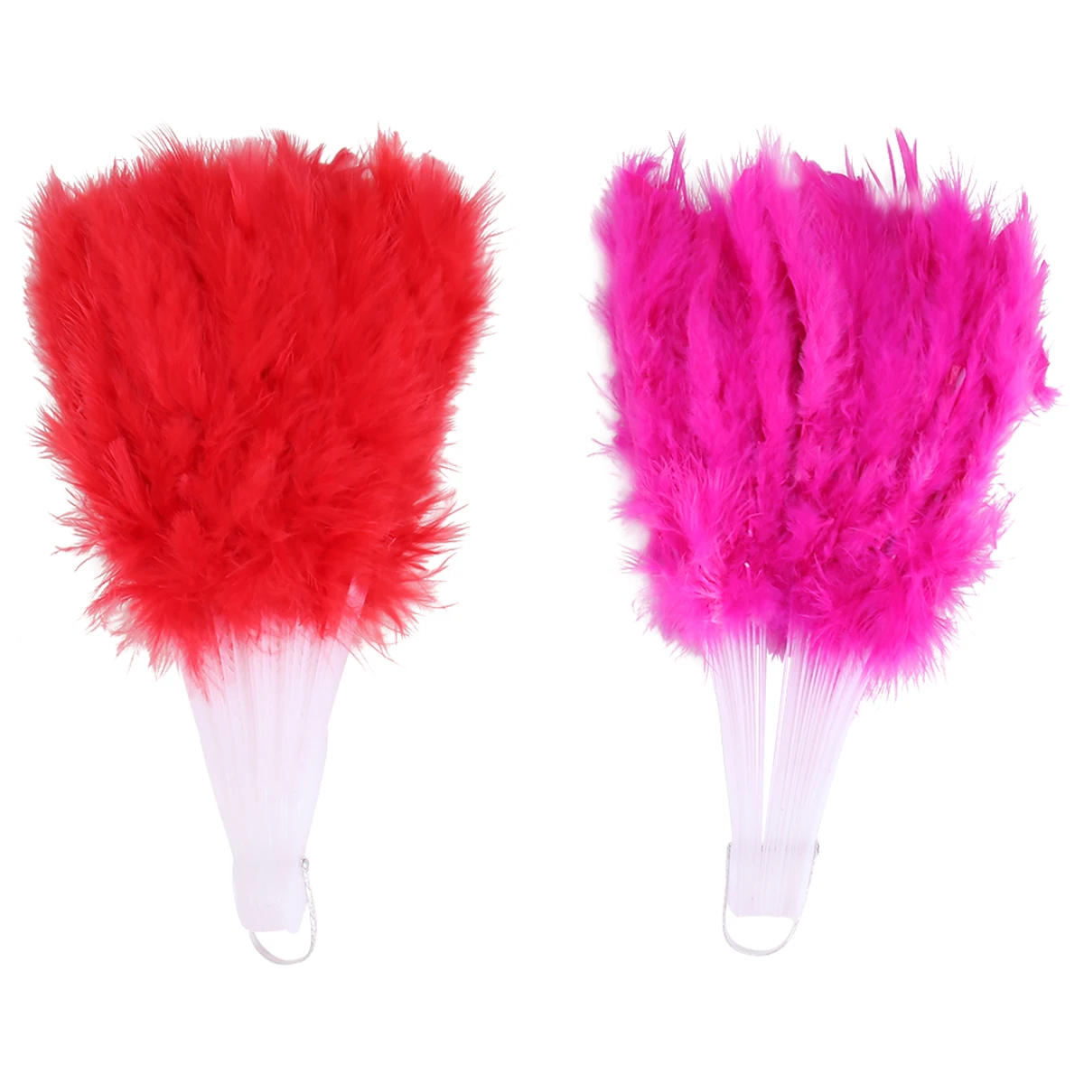 

2Pcs Fans Bright Color Plastic Handheld Dance Accessories Wedding Decorations Performance Props Woman Stage Fan Photo