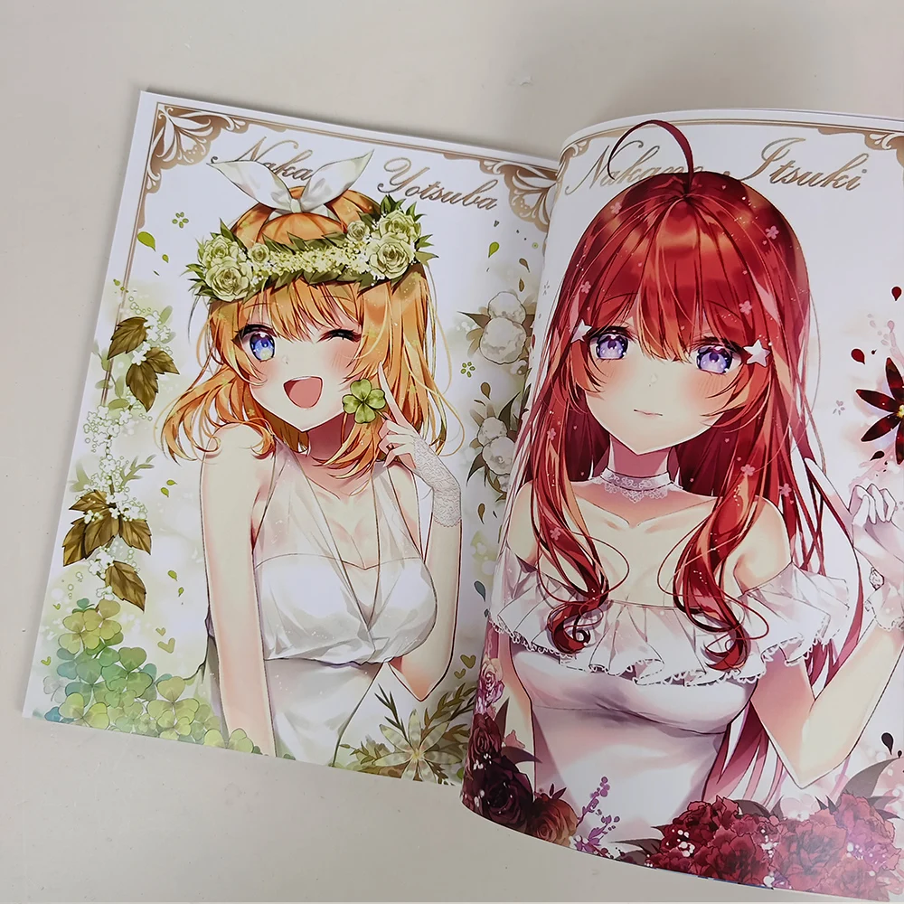 1 book The Quintessential Quintuplets Album Collection books Character Role photos Badge Poster small Card Anime Peripheral