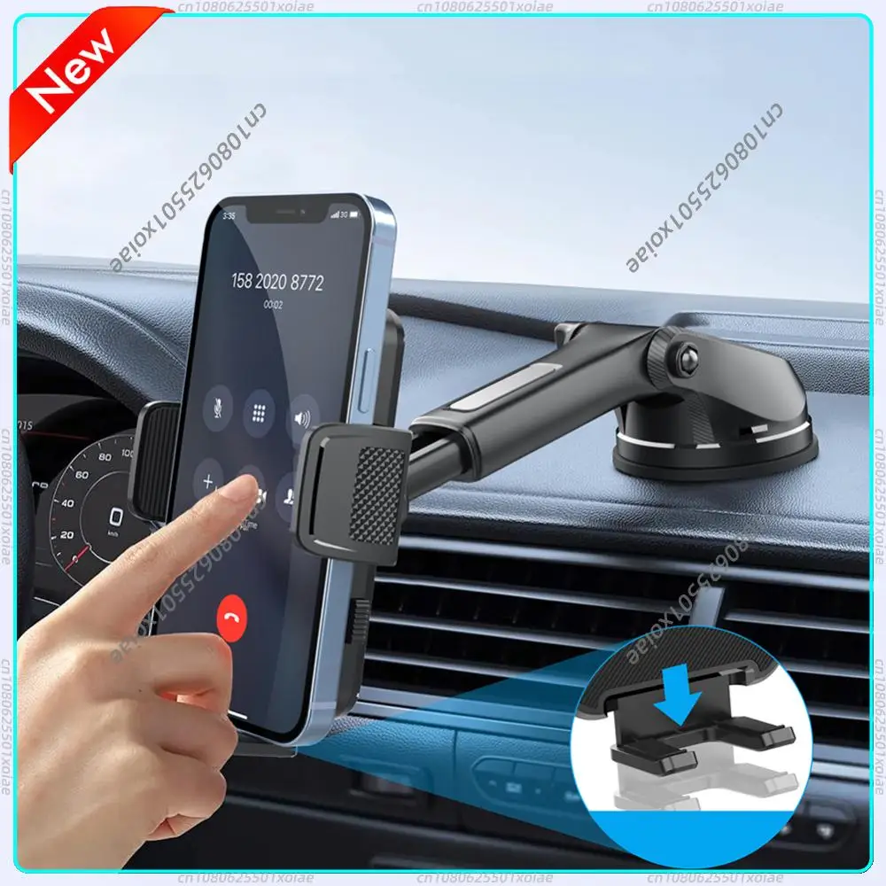 

Gravity Sucker Dashboard Mobile Phone Stand 360° Rotation Cell Phone Support Windshield Phone Bracket for Trucks RVs Vehicles