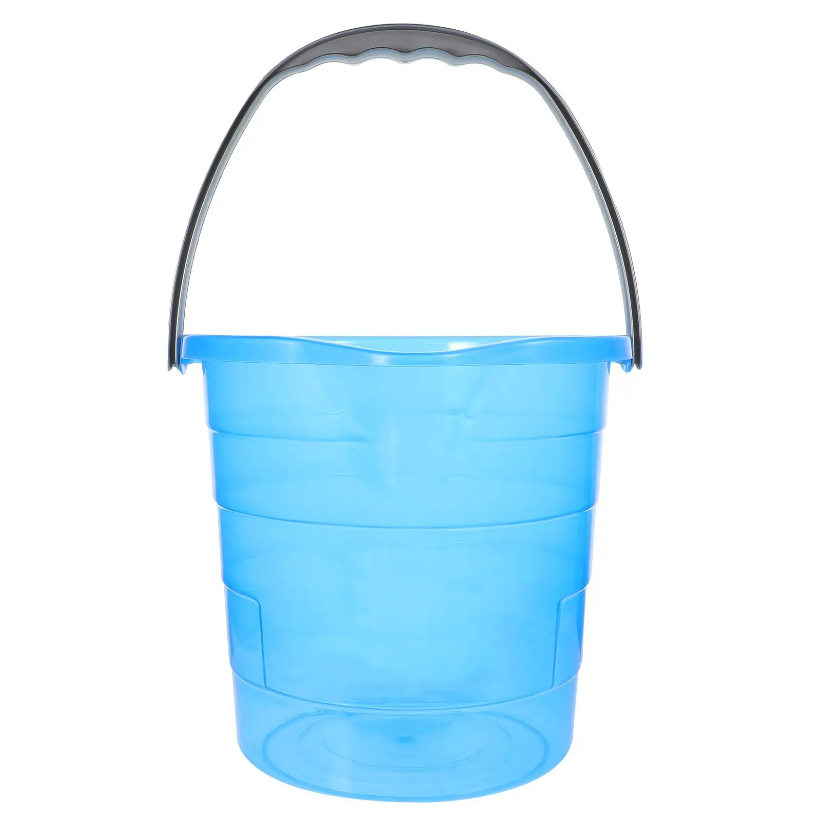 

Plastic Water 12L Blue Storage Tank Bath Laundry Foot Wash Bucket Portable Small Bucket With Handle For Dormitory Home Kitchen