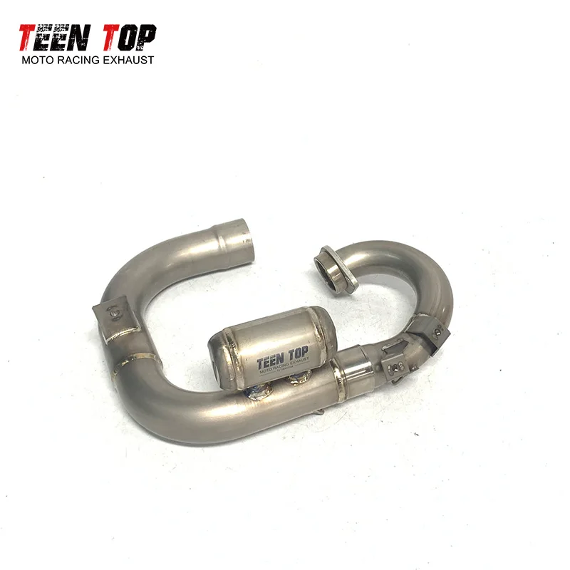 OEM Size For Fantic XXF250 XEF250 Exhaust Header YZ250F YZF250 Exhaust Elbow Front Pipe 2022+ Ti-Alloy Motorcycle Exhaust Pipe