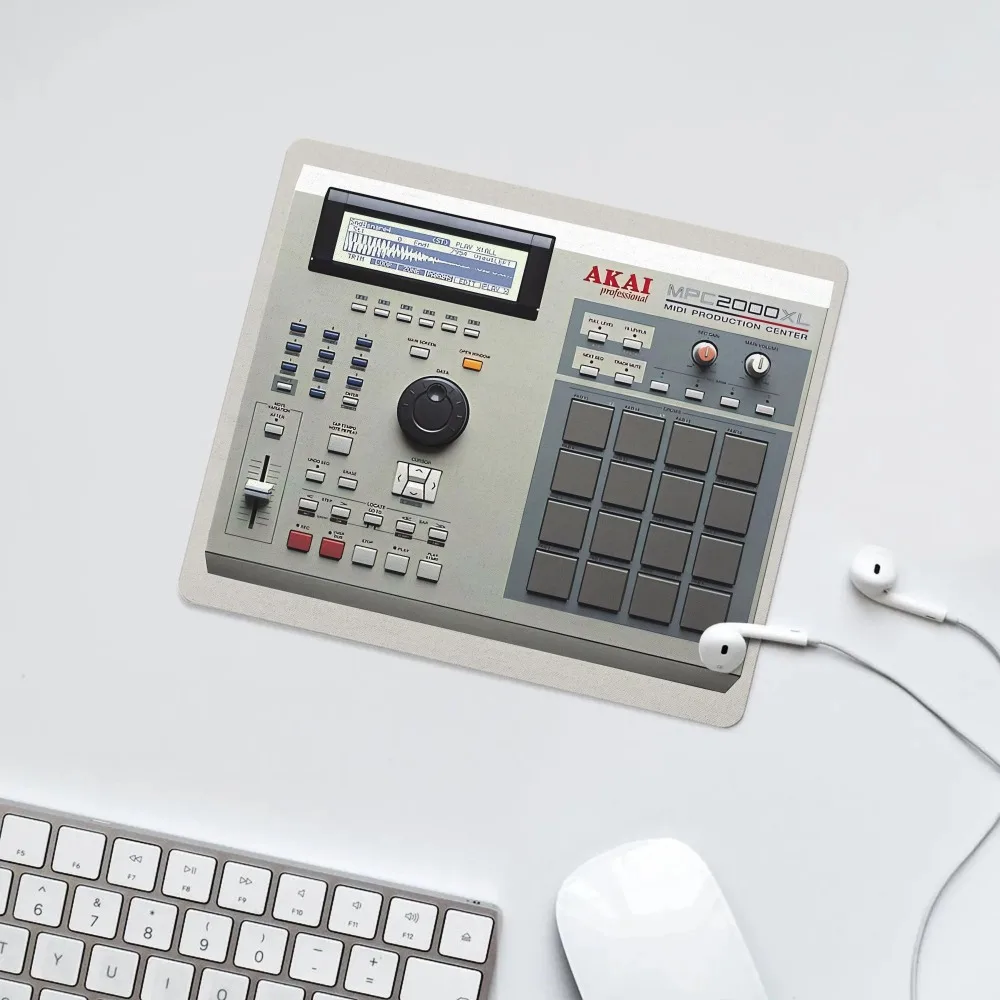 Mouse Pad Grande para Jogos AKAI MPC 2000XL Retro MIDI Production Center