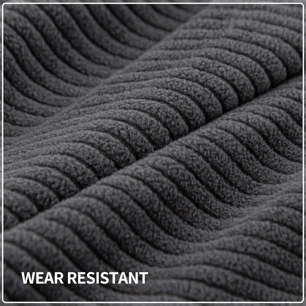 أغطية وسائد أريكة قابلة للغسل للمقاعد المقطعية على شكل حرف L - أغطية سحرية مريحة ومتينة