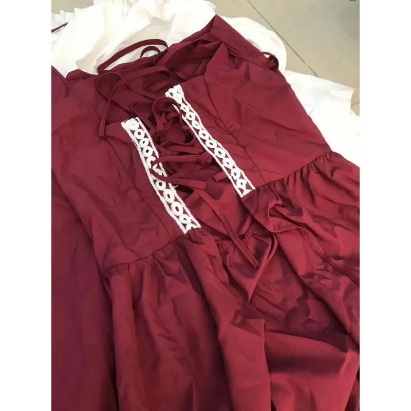 AA 1 Bear House Anime Costume Halloween Abito medievale Donna Rinascimentale Gotico Lungo Maxi Retro Vestido Victoria w1a2t Nuovo 2025