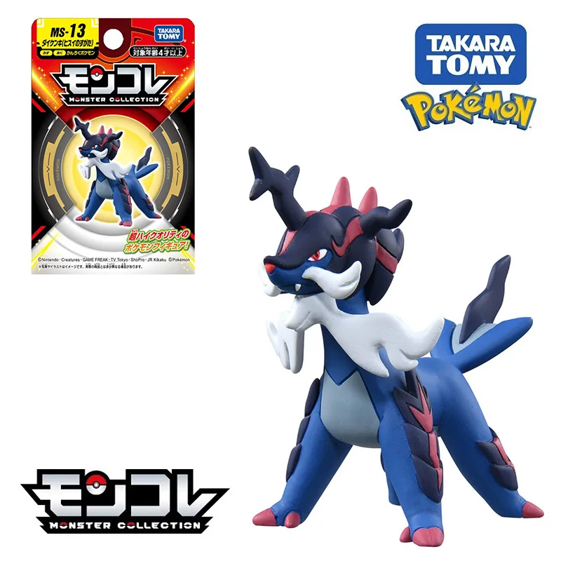 Modelo Pokémon Takara Tomy, Boneca Hisui Samurot, Coleção Kawaii, Figura Comemorativa, Jogo Anime Japonês, Brinquedos Periféricos, Presente de Aniversário