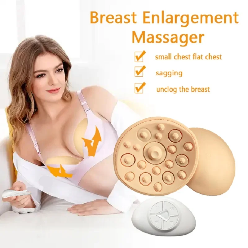 Firming Massage Breast Enhancement Massager Physiotherapy Breast Enlargement Female Usb Charging Wireless Electric Massager