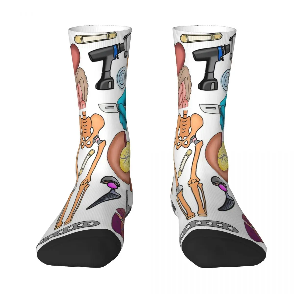 

Otascrub Nursesurgical Technologist Socks Harajuku Super Soft Stockings All Season Long Socks Accessories for Unisex Gifts