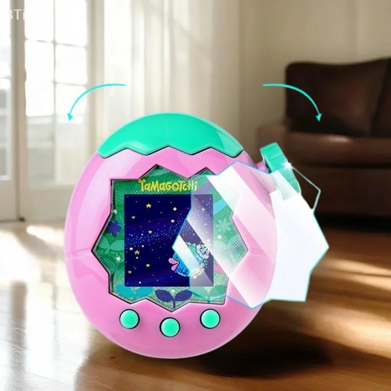 Copertura protettiva per schermo intero per accessori da gioco Tamagotchi Paradise in giallo trasparente