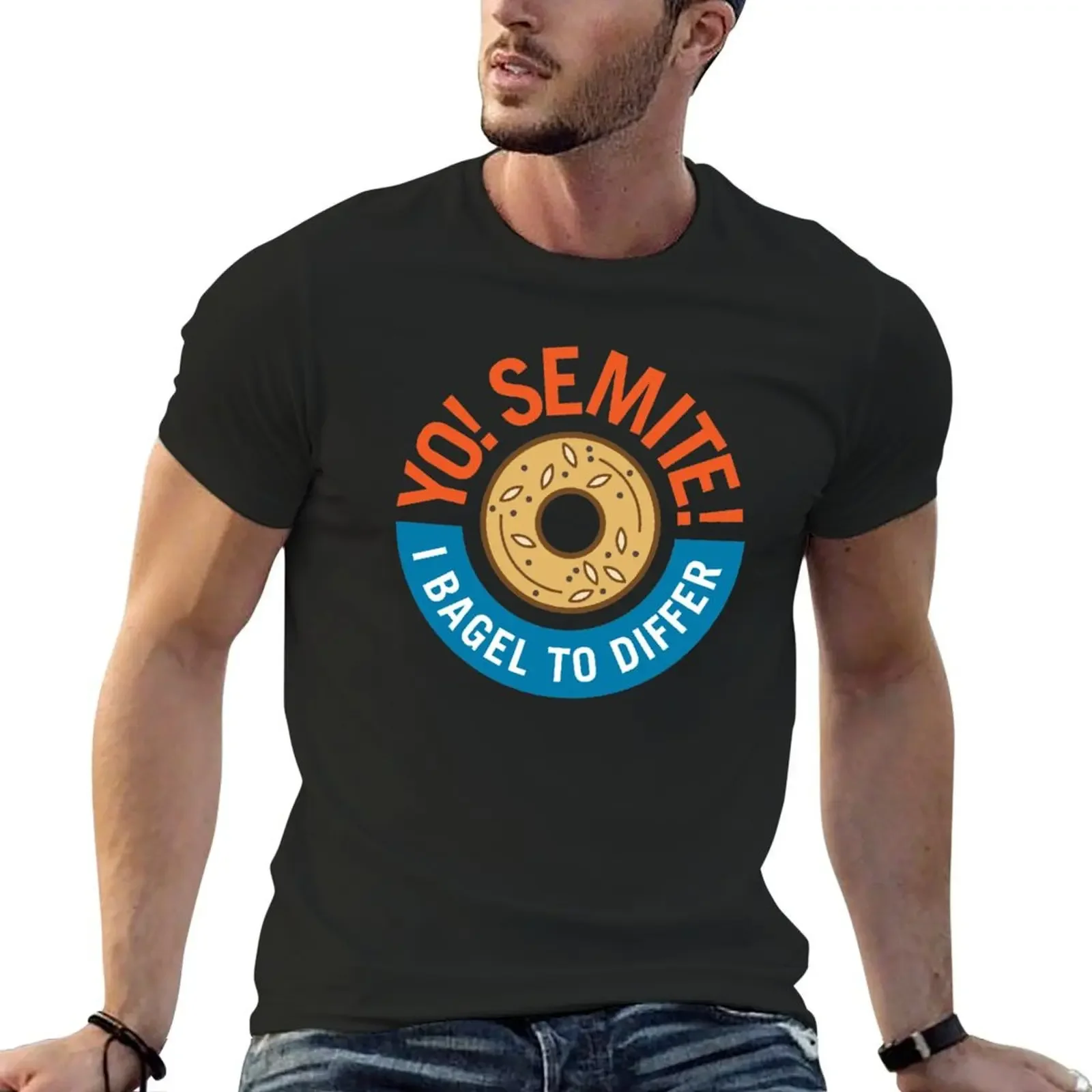 Yo! Semite! I Bagel to Differ T-Shirt essential t shirt aesthetic clothes men clothes