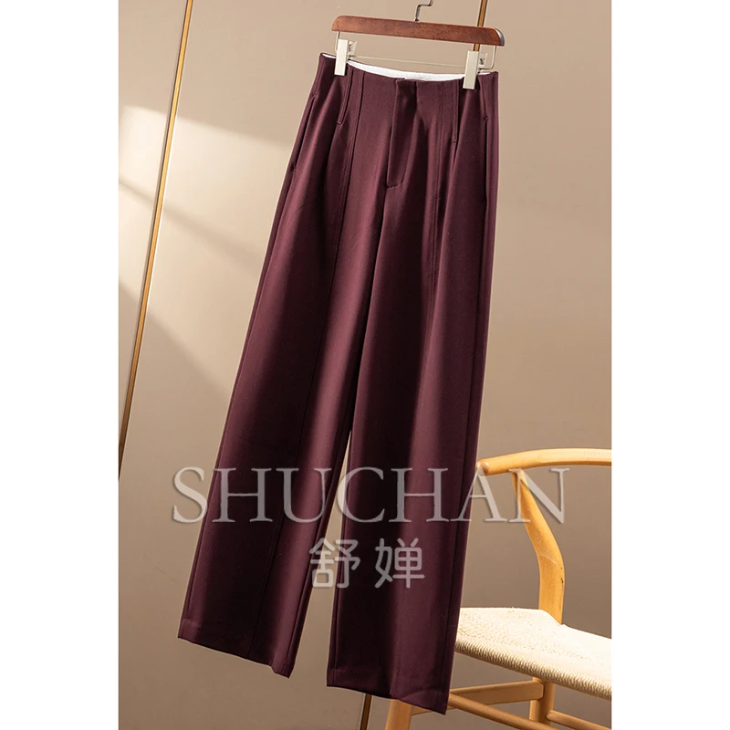 Early Autumn of The Ark with Wool Straight Wide-leg Trousers Women's 18E3  Pantalones De Mujer