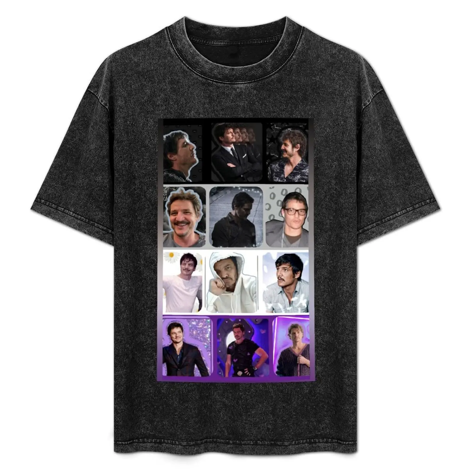 

Pedro Pascal as the Asexual Pride Flag T-Shirt tshirts personalised boys animal print new edition mens funny t shirts