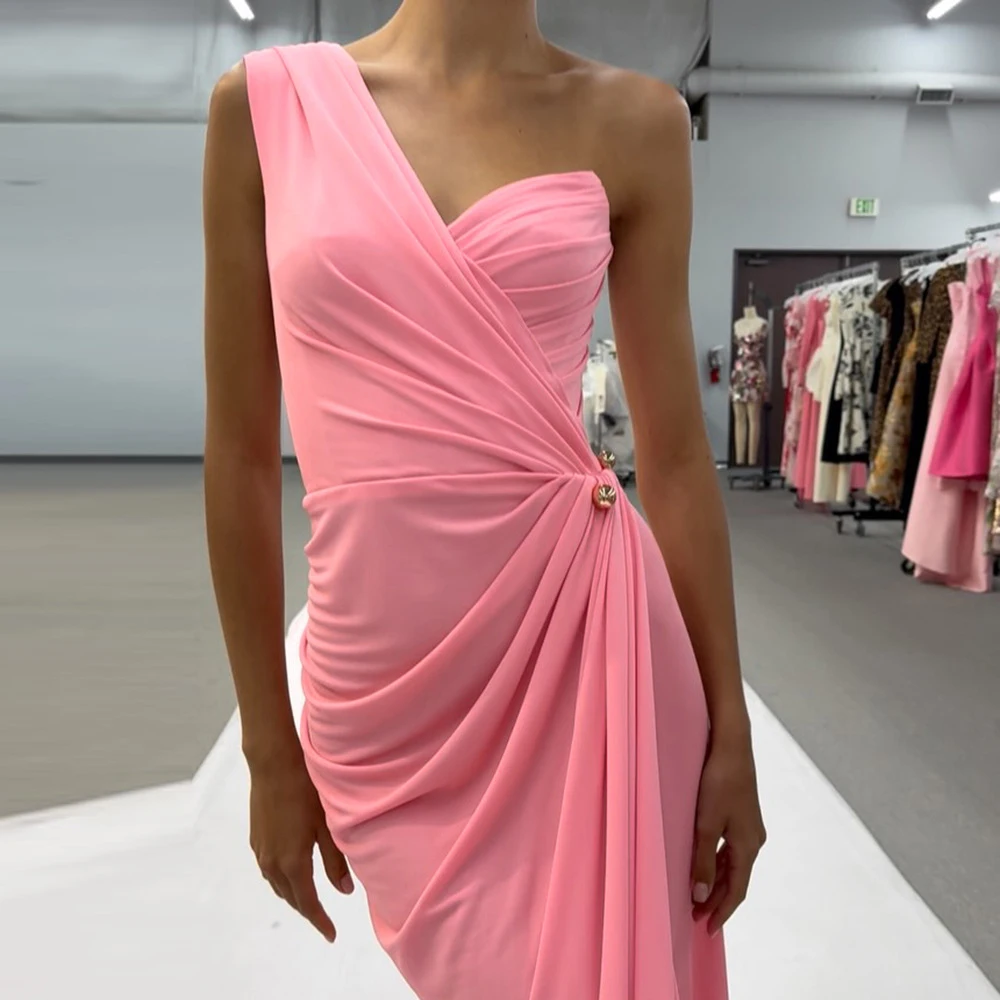 Luksusowa sukienka maxi z jednym ramieniem, falbanami, wysokim rozcięciem, dopasowana, seksowna, elegancka sukienka koktajlowa, na wesele, przyjęcie, urodziny, wieczorowa.