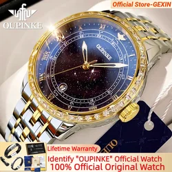 OUPINKE Original Automatic Watch for Men Luxury Japanese Diamond Waterproof Luminous Sapphire Crystal Men's Mechanical Watch
