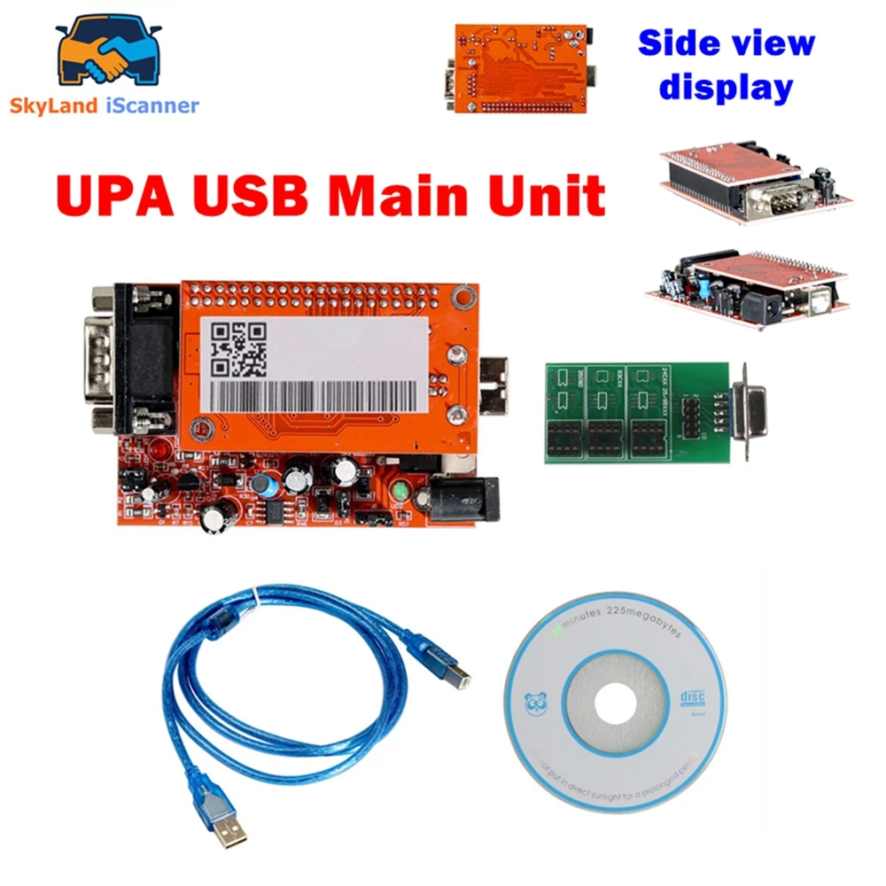 أحدث مبرمج UPA USB V1.3 UPA USB محولات كاملة أدوات ضبط رقاقة UPA مبرمج ECU مع محول كامل مبرمج UPA USB #1
