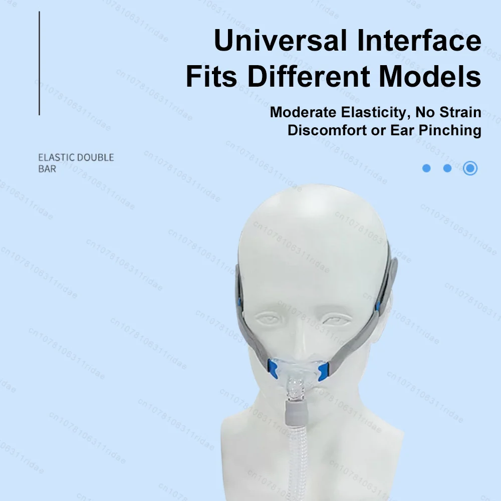 

CPAP Nasal Pillows Mask Universal Sleep Apnea Nasal Mask with Headgear for Cpap&bipap Mask with S/m/l 3 Sizes Silicone Cushions