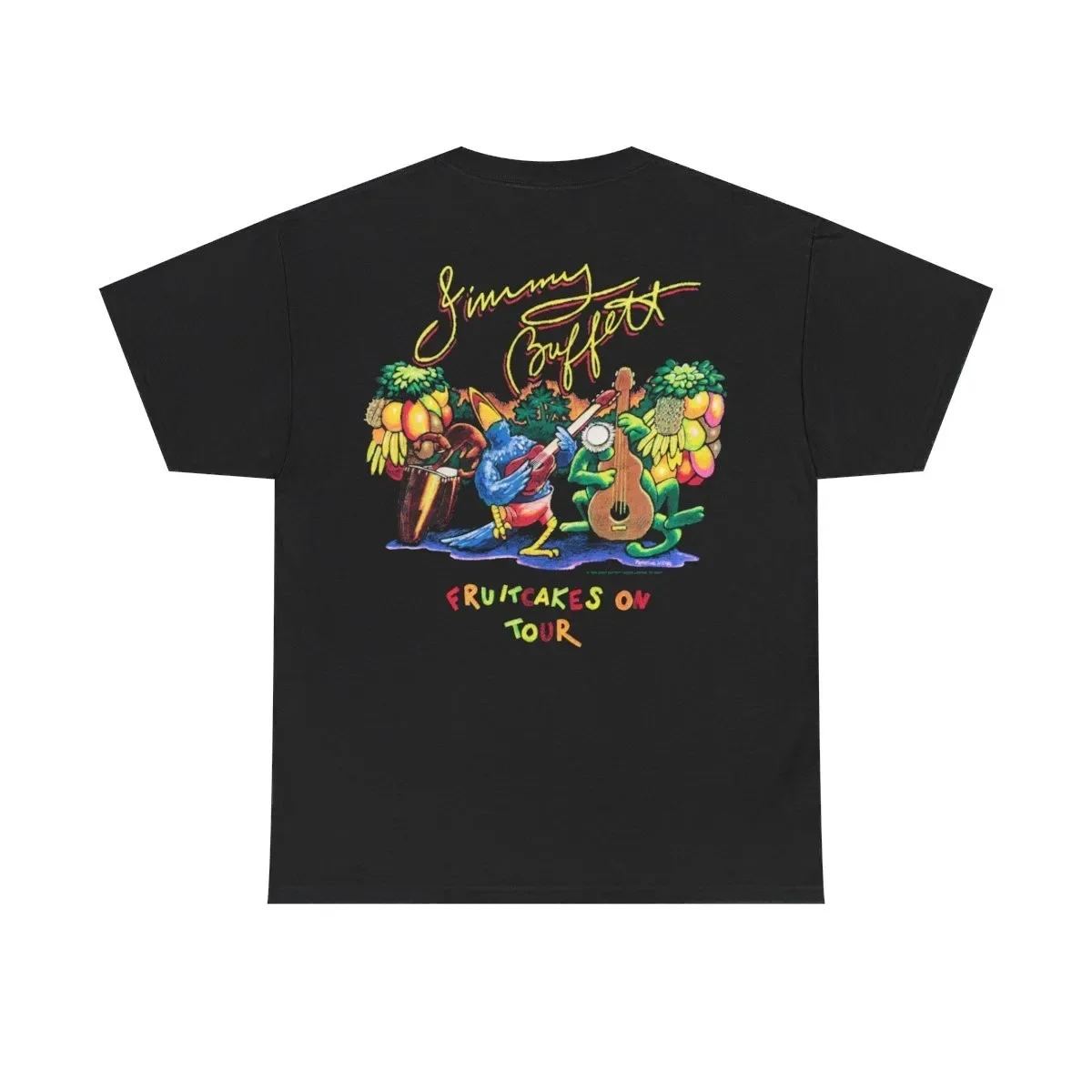 Jimmy Buffett Concert Tour T-Shirt Tees Men Margaritaville 2 SIDE Black