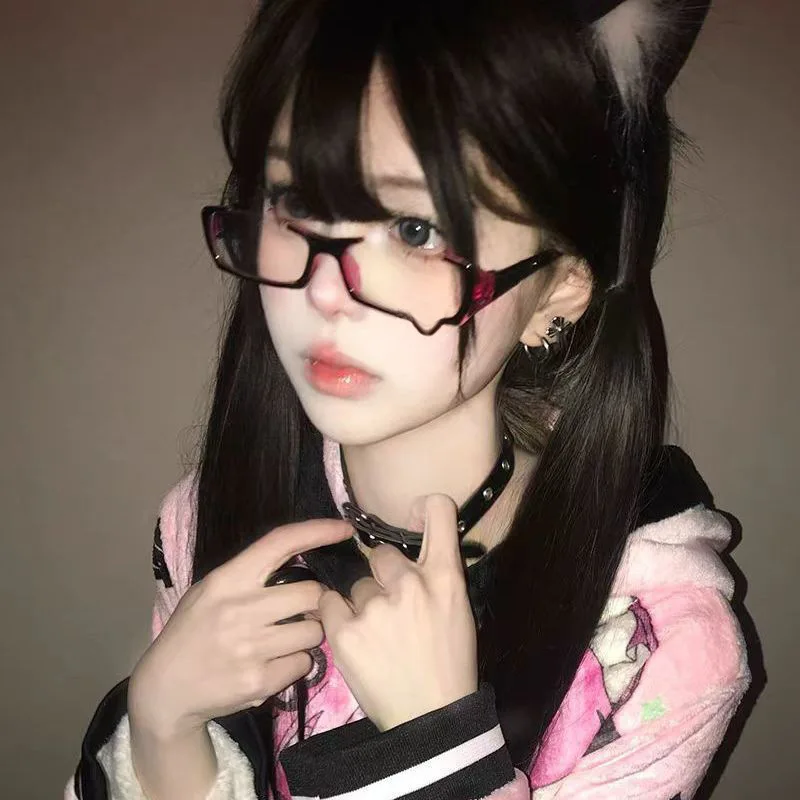 New Arrival Unisex Cat Eye Plain Glasses for Men Women Pc Frame Glasses Rectangle Eyeglasses Square Frame Eye for Male Female