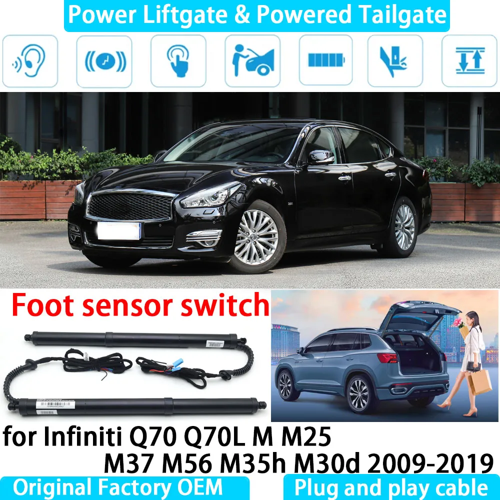 

for Infiniti Q70 Q70L M M25 M37 M56 M35h M30d Automatic Electric Power Liftgate Powered Tailgate Strut Tail Gate Lift System