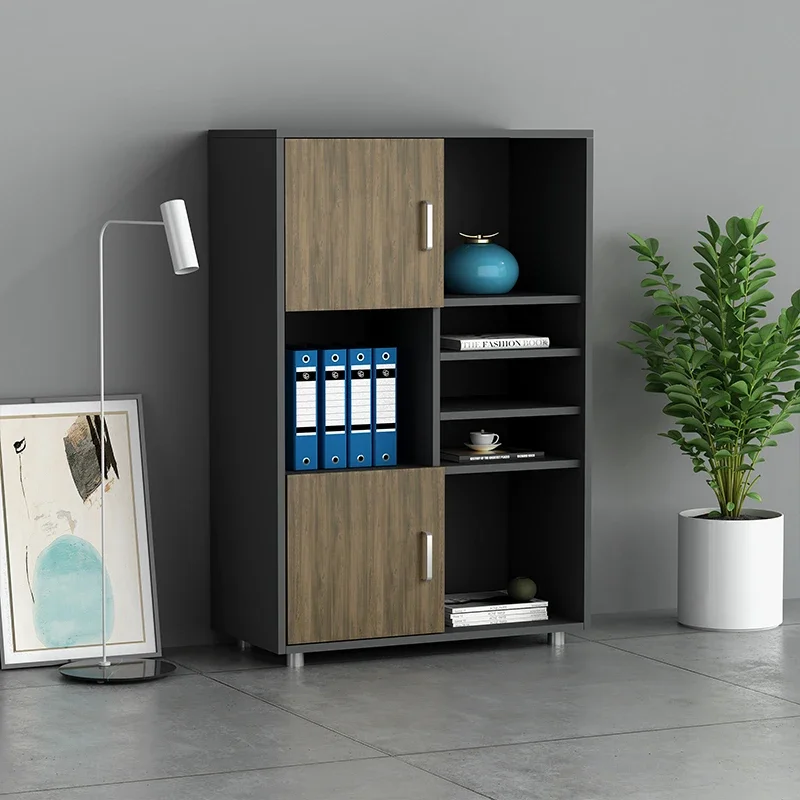 Tall Storage Filing Cabinet Vertical Stand Doors Drawers Modern Office Cupboards Open Nordic Armoires De Salon Modular Furniture