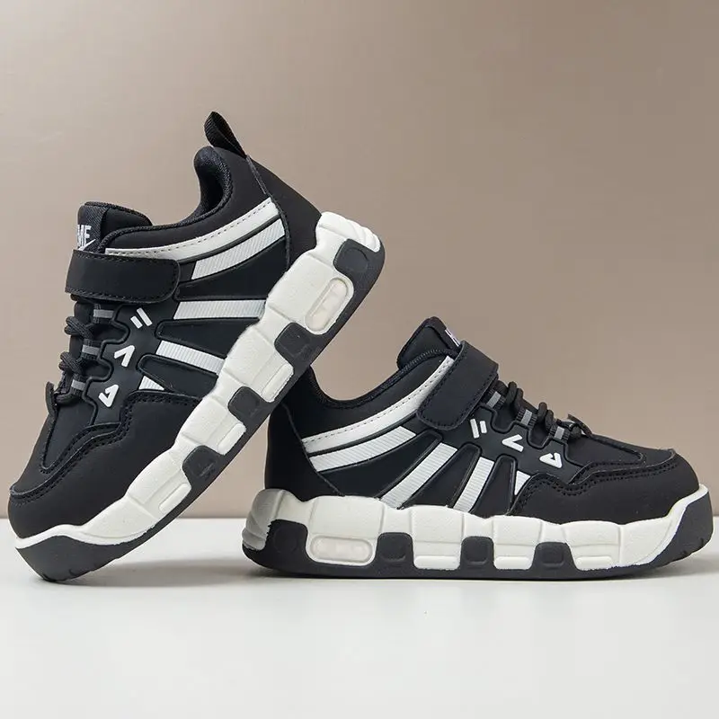 Boys Waterproof Leather Running Shoes Kids Athletic Sneakers Spring Autumn Big Size School Casual Trainers Comfortable