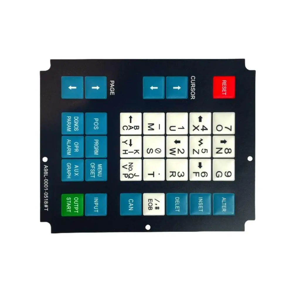 

Кнопка переключения защитной пленки для Fanuc OT-A98L-0001-0518 # Мембранная клавиатура T