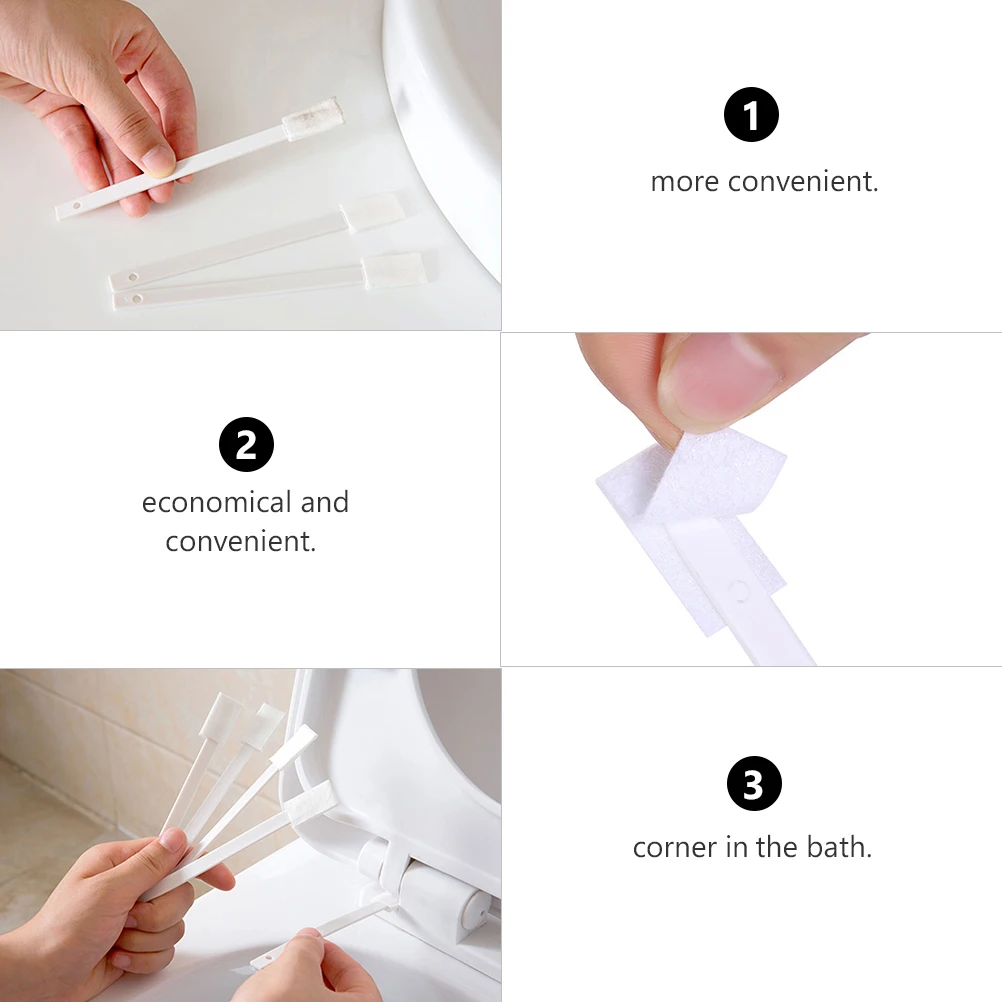 

21pcs Toilet Set 3 Non-woven Fabric Cleaning Tools for Home Kitchen Bathroom Hotel Office Disposable Toilet Brush Keyboard Brush