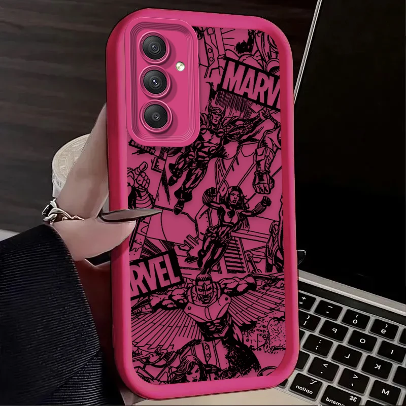 Marvel Comics Cool Phone Case For Samsung Galaxy A54 A05 A05S A34 A24 A14 A53 A33 A23 A13 A52 A52S A71 A51 A31 A50 Back Cover