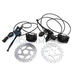 Citycoco Electric Bike Electric Scooter Disc Brake and Brake Handle For Chinese Halei Scooter Spare Parts Brake Disc Brake